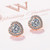 2404 Diamond studded heart-shaped zircon earrings, earrings, temperament ear accessories, earrings 8446LA