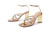 2404 Women's Mid Heels Square Toe Chunky Block Heeled Strappy Ankle Buckle Pump Sandals 8450