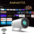 NEW Android 11 F100 Mini Smart Projector Auto Horizontal Correction180°Rotatable  8504