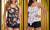 NEW  Women 2 Piece Swimsuits Flounce Printed Top with shorts Swimwear Bathing Suit   8506