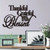NEW  Thanksgiving wall sticker iron letters wall decoration 8513