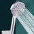 NEW  2405  Handheld Large Panel Household Silicone Bathroom Nozzle Head 8516