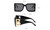2406 NEW Retro large frame square letter B sunglasses, personalized street photos, men's and women's glasses, color matching, sunshade sunglasses  8481