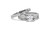 2406 NEW  Couple engagement micro set zircon ring set 8490LA