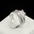 2406 NEW  Couple engagement micro set zircon ring set 8490LA