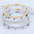 2406New-2pcs Bohemian Wax Wire Braided Bracelet for Women8703