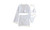 2406 NEW 4-piece floral tassel swimsuit lace up bikini set 8612