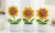 2406 NEW Knitted yarn sunflower potted home decoration 8618