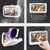 2406 NEW Electroplated touch screen rotating telescopic wall mounted bathroom waterproof box mobile phone holder 8628