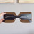 2406 NEW Borderless round face fashionable UV resistant sunglasses  8633LA