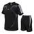 2406NEW-Quick-drying loose short-sleeved shorts suit8712