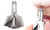 NEW  2406 3cps  Men's mini convenient stainless steel manual nose hair trimmer easy to clean  8523
