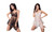 2406 NEW Sling sexy and fun pajamas with transparent pajama dress set LA8642