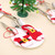 2407NEW-6pcs set Christmas clothes and pants tableware set 8716