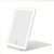 NEW  2407  Rechargeable Travel 3-color Lighting Touch Dimming Desktop Makeup Mirror 8528