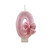 2407 NEW Creative Digital Candle Girl Pink Bow Birthday Candle 8823LA