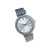 2407 NEW Double row diamond studs, simple scale style, trendy steel strap watch  LA8909