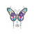 2408 New Butterfly Wind Chime Garden Pendant, Mother's Day Birthday Gift 8922