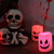 2408 New 6PC Halloween Horror Ghost Room Decoration Colorful Optoelectronic Candles 8934