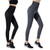 NEW  2408 Tummy-controlling butt lift waisted fitness pants high waist buttoned yoga leggings  8542