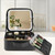 2408 New Portable large capacity LED light mirror makeup bag  8939
