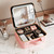 2408 New Portable large capacity LED light mirror makeup bag  8939