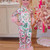 2408 New Women's parent-child printed casual sleepwear and home suit set LA8941