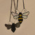 2408 NEW 2PC Color Honeycomb Hanging Acrylic Outdoor Landscape Decoration Bee Painting Window Accessories Pendant 8832LA