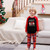 NEW  2408 XMAS Knitted Parent-Child Pajamas Set Printed Long Sleeve Home Clothes 8547