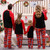 NEW  2408 XMAS Knitted Parent-Child Pajamas Set Printed Long Sleeve Home Clothes 8547