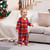 NEW  2408 XMAS Knitted Parent-Child Pajamas Set Printed Long Sleeve Home Clothes 8547