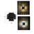 2408NEW-4pcs Solar Wall Washer Light Set 8740