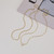 2408NEW-Elegant Double-Layer Gold Zircon Necklace 8744