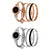 NEW  2409 Women Watch with 3 Bracelets Set Quartz Wrist Watches Bangle Jewelry 4pcs Set for Ladies  8550
