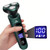 NEW  2409 Wireless Electric Shaver High Power Digital Display Three-Head Floating Shaver USB Rechargeable Washable  8551