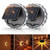 2409NEW-2pcs Petal Shape Solar Wall Lights 8754