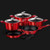  10 pcs cookware set, Burgundy Metallic Line
