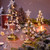 NEW  2410  Glowing Xmas Tree Tabletop Decor 8571