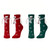 NEW 2410  2 Pairs Funny Christmas Couple Holding Hands Socks 8584
