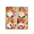 NEW 2410  24 Pieces Christmas Gingerbread Man Santa Claus Wooden Hanging Ornaments  8590