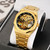 2410 New Men's fully automatic luminous steel strip mechanical watch 8946