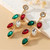2410 New Fashionable and exquisite Christmas themed earrings with colorful lights 8951