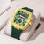2410 New  Men's Fashion Sports Waterproof Night Light Watch 8952