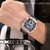 2410 New  Men's Fashion Sports Waterproof Night Light Watch 8952