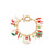 2411 New Christmas Tree Santa Claus Pendant Bracelet 8965