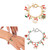 2411 New Christmas Tree Santa Claus Pendant Bracelet 8965