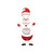 2411 New 2PC Christmas Soft Magnetic Dwarf Santa Claus Refrigerator Stickers Decoration 8967