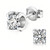 NEW  2411 Women Moissanite Element Earrings （Four claws）9001