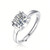 NEW  2411 Women Moissanite Element Ring （Four claws）  8597