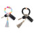 2411 New 2PC keychain tassel bracelet keychain pendant 8980
